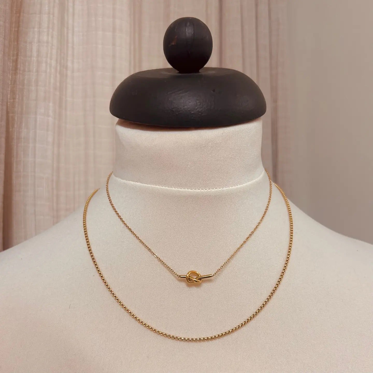 Gold Knot Necklace