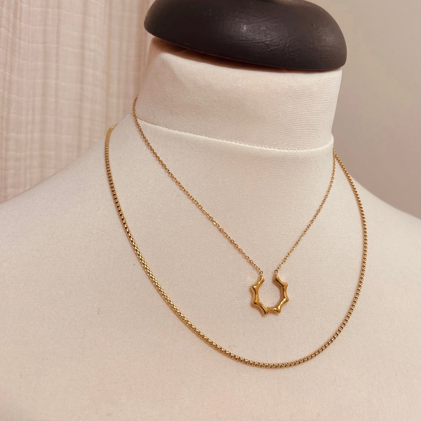 Gold Ray Necklace