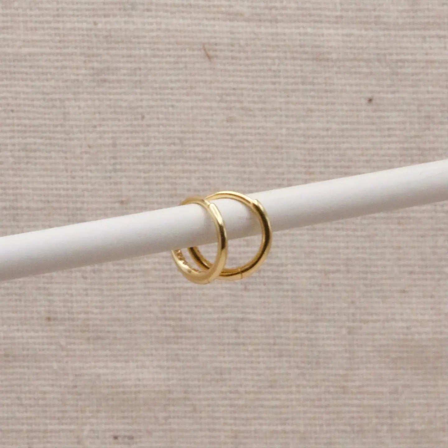 Gold Essential Huggie Hoops Earrings