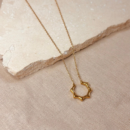 Gold Ray Necklace
