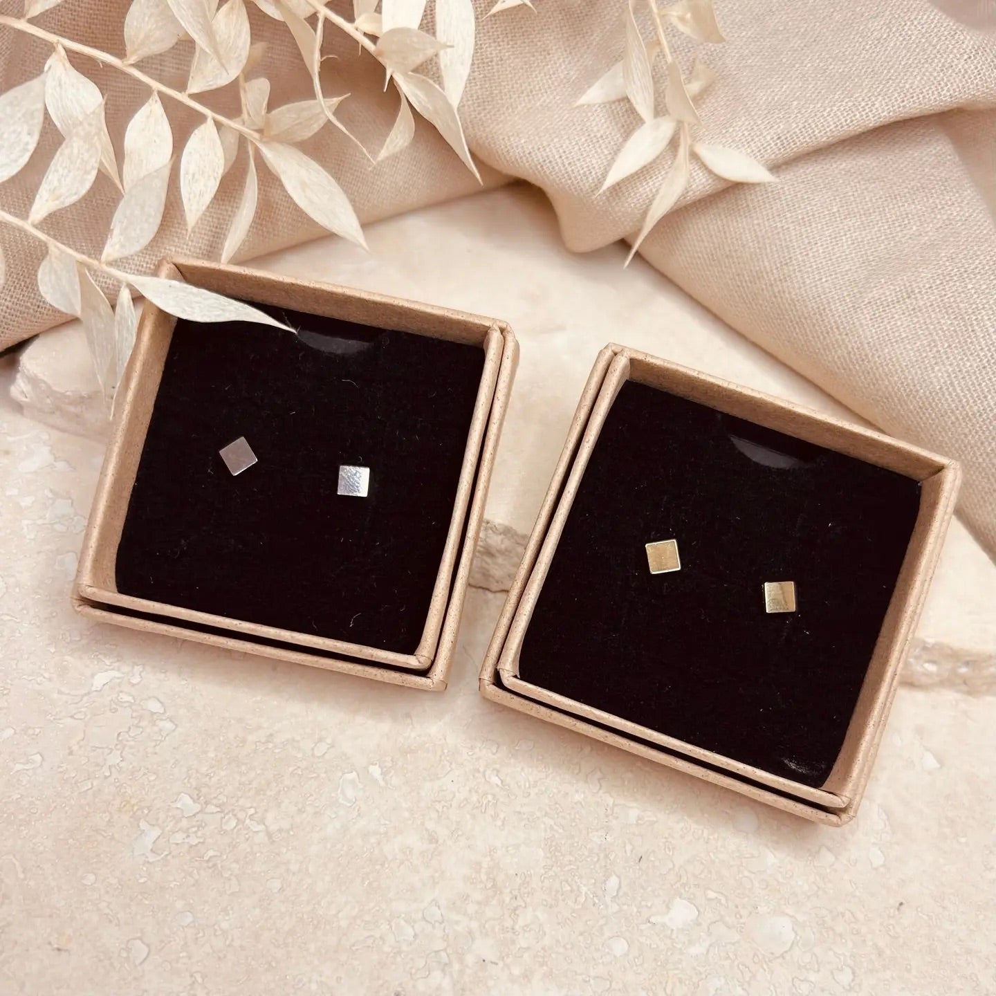 Square Studs Earrings