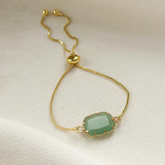 Gold Aventurine Slider Bracelet