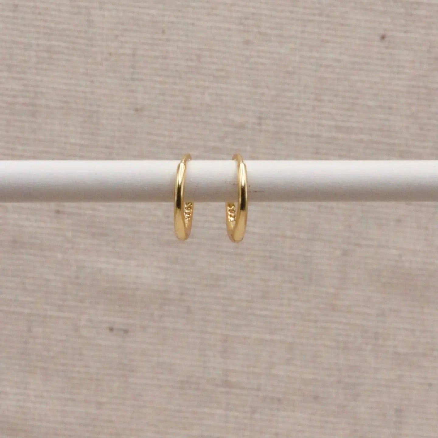 Gold Essential Huggie Hoops Earrings