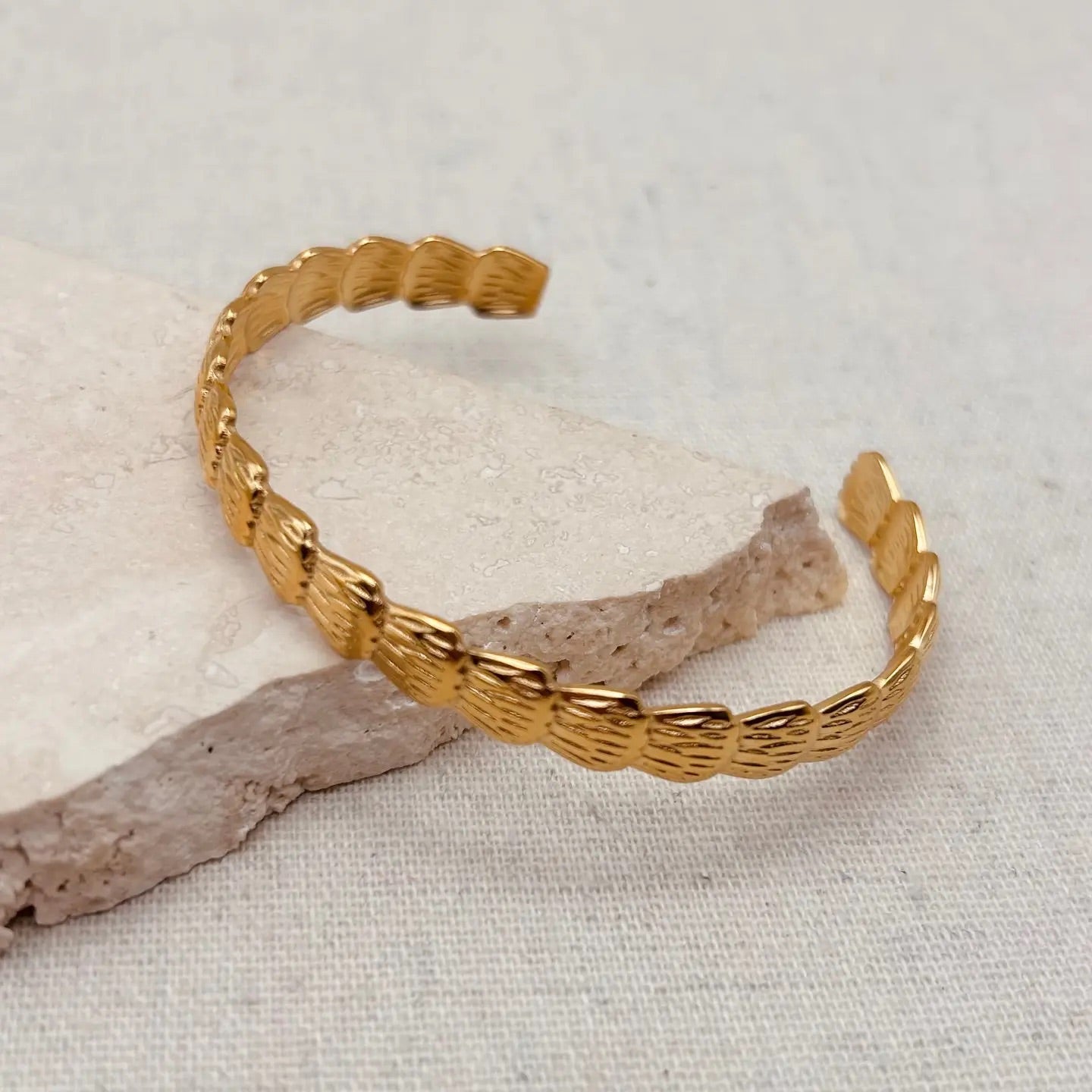 Adjustable Shell Bangle