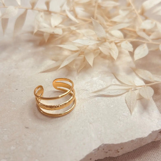 Triple Band Ring (Adjustable)
