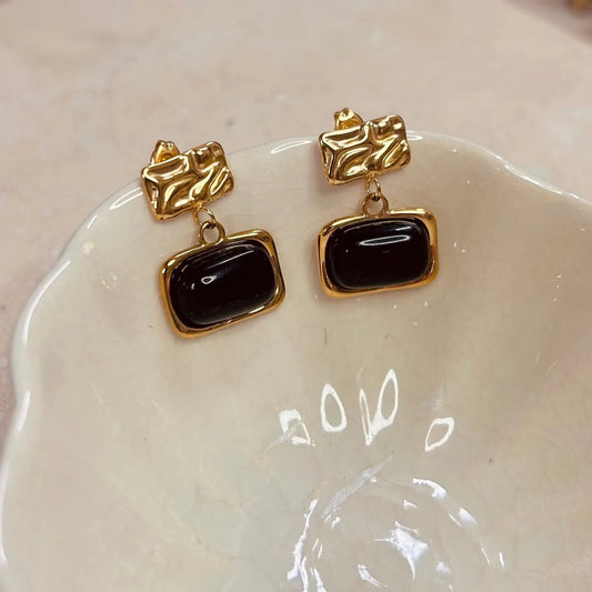 Molten Noir Earrings