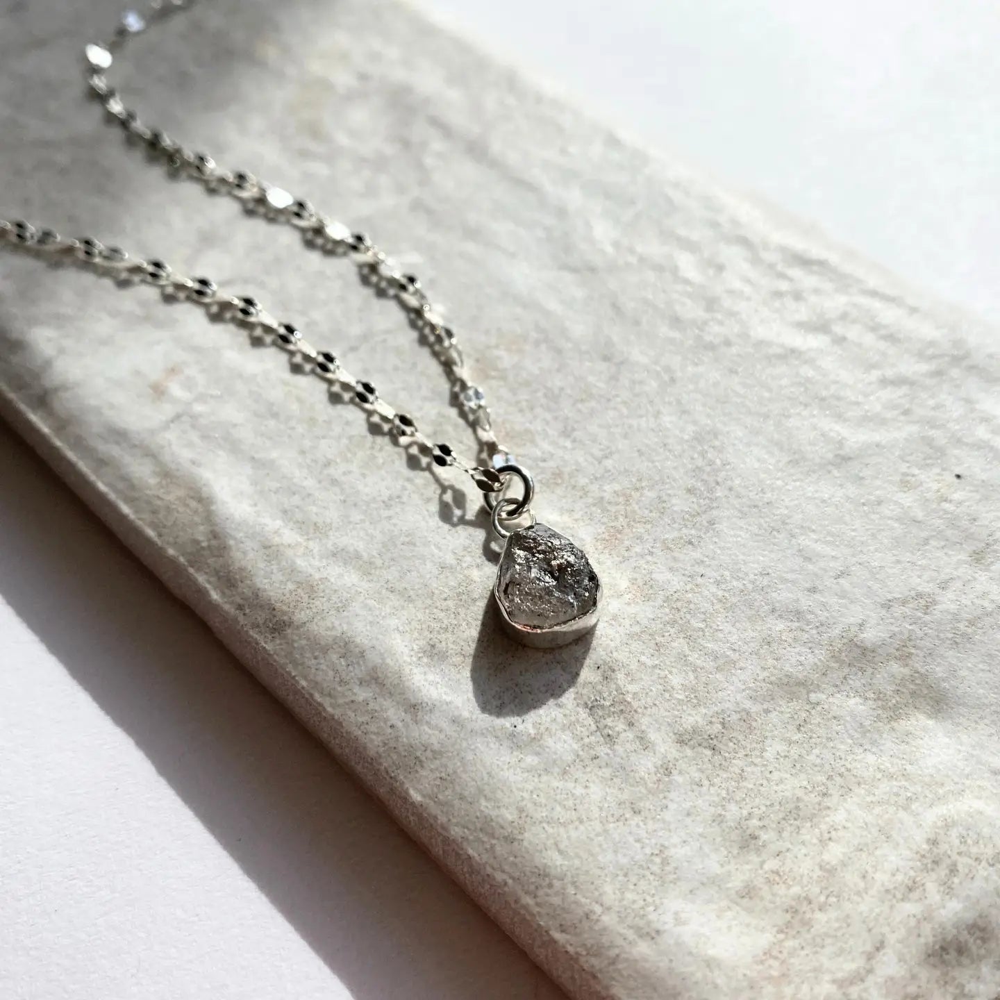 Herkimer Diamond Vintage Chain Necklace