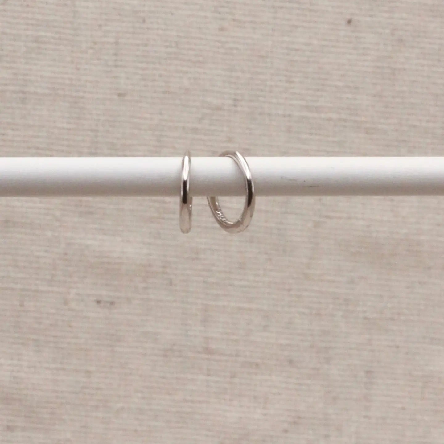 Silver Essential Huggie Hoops