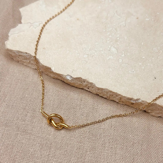 Gold Knot Necklace