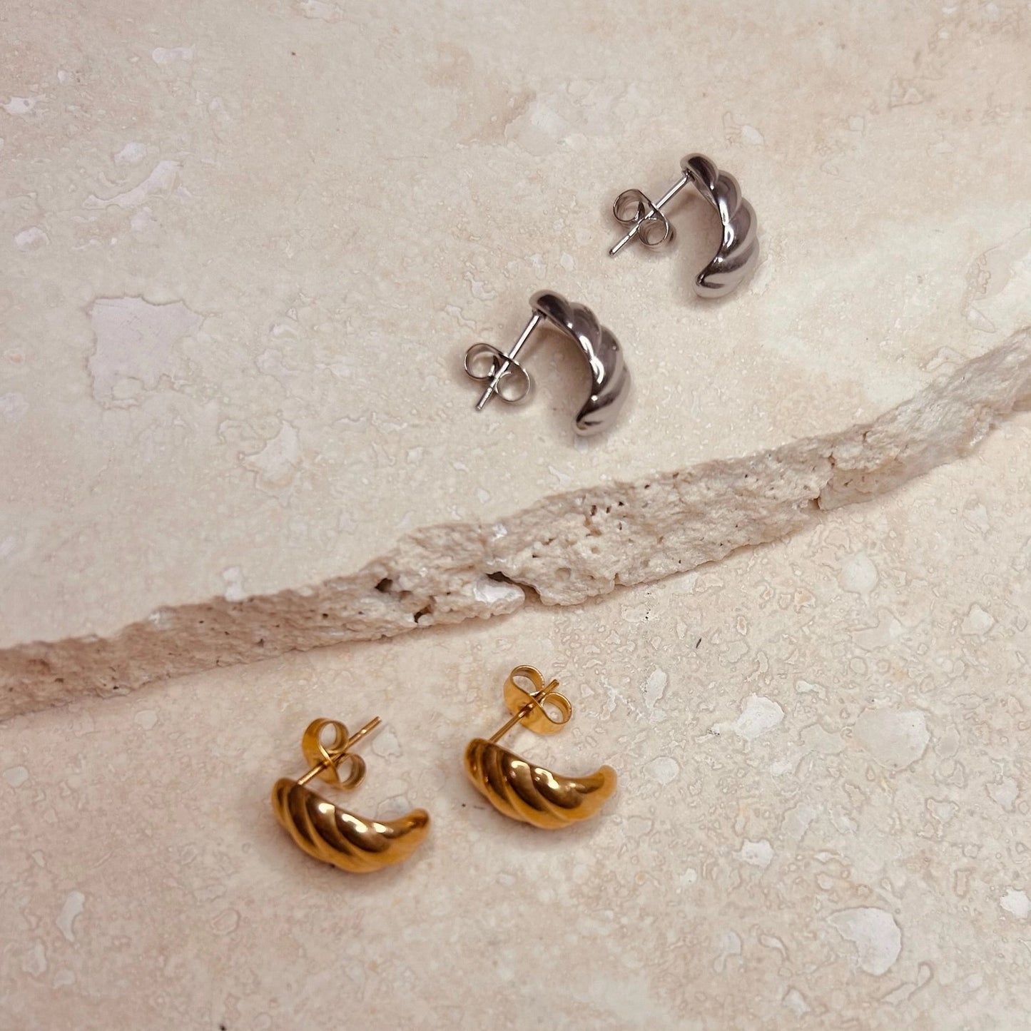 Croissant Studs Earrings